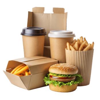 takeout-food-packaging-with-burger-fries-and-coffee-png
